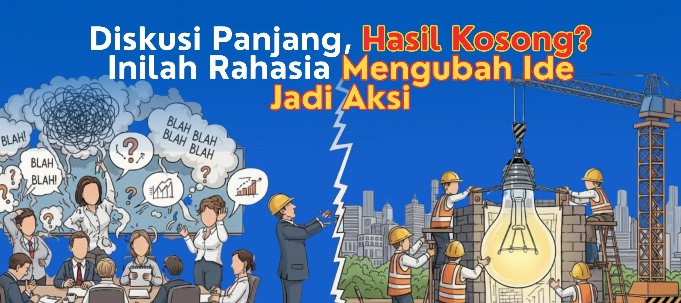Paralysis by analysis: rapat panjang tanpa hasil di perusahaan