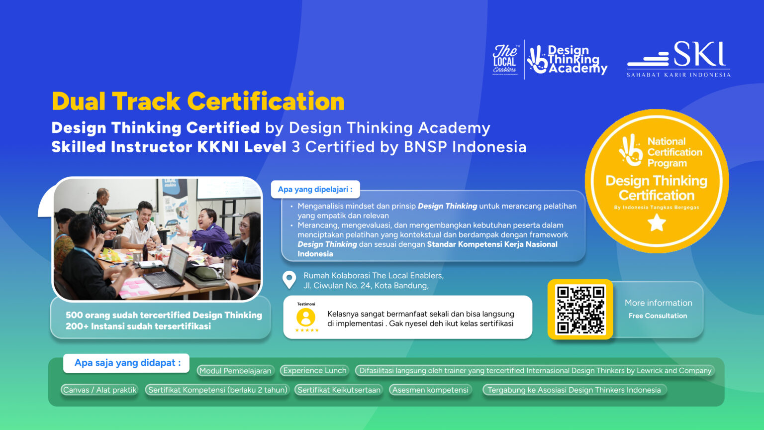Dual Track Certification - Design Thinking Academy Indonesia