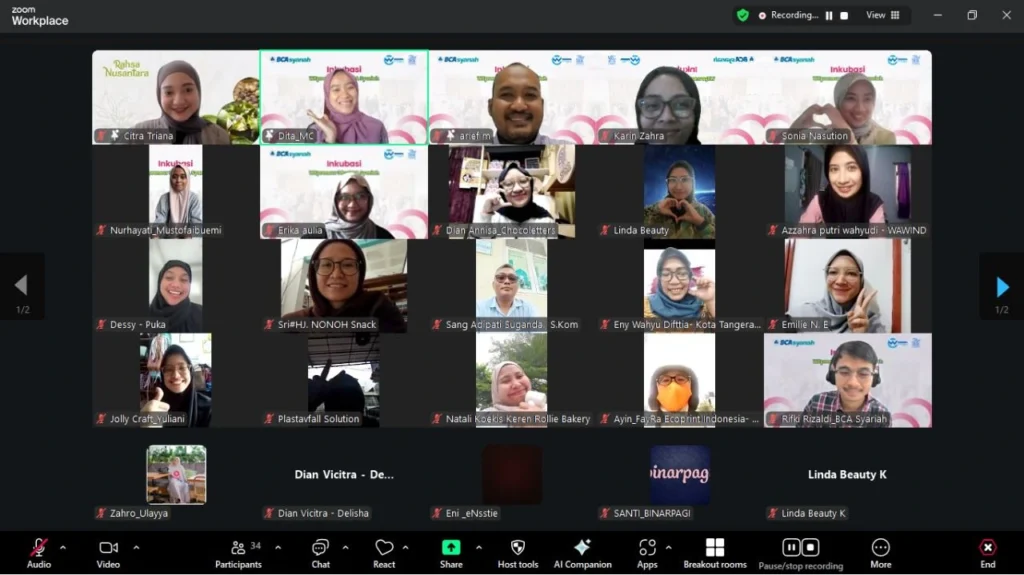 Coaching Inkubasi UMKM Perempuan