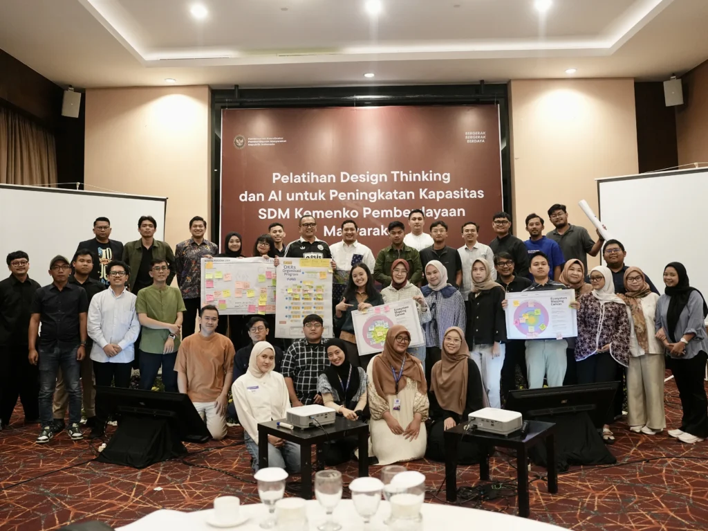 Pelatihan Design Thinking dan AI untuk SDM Kemenko PM di Bandung