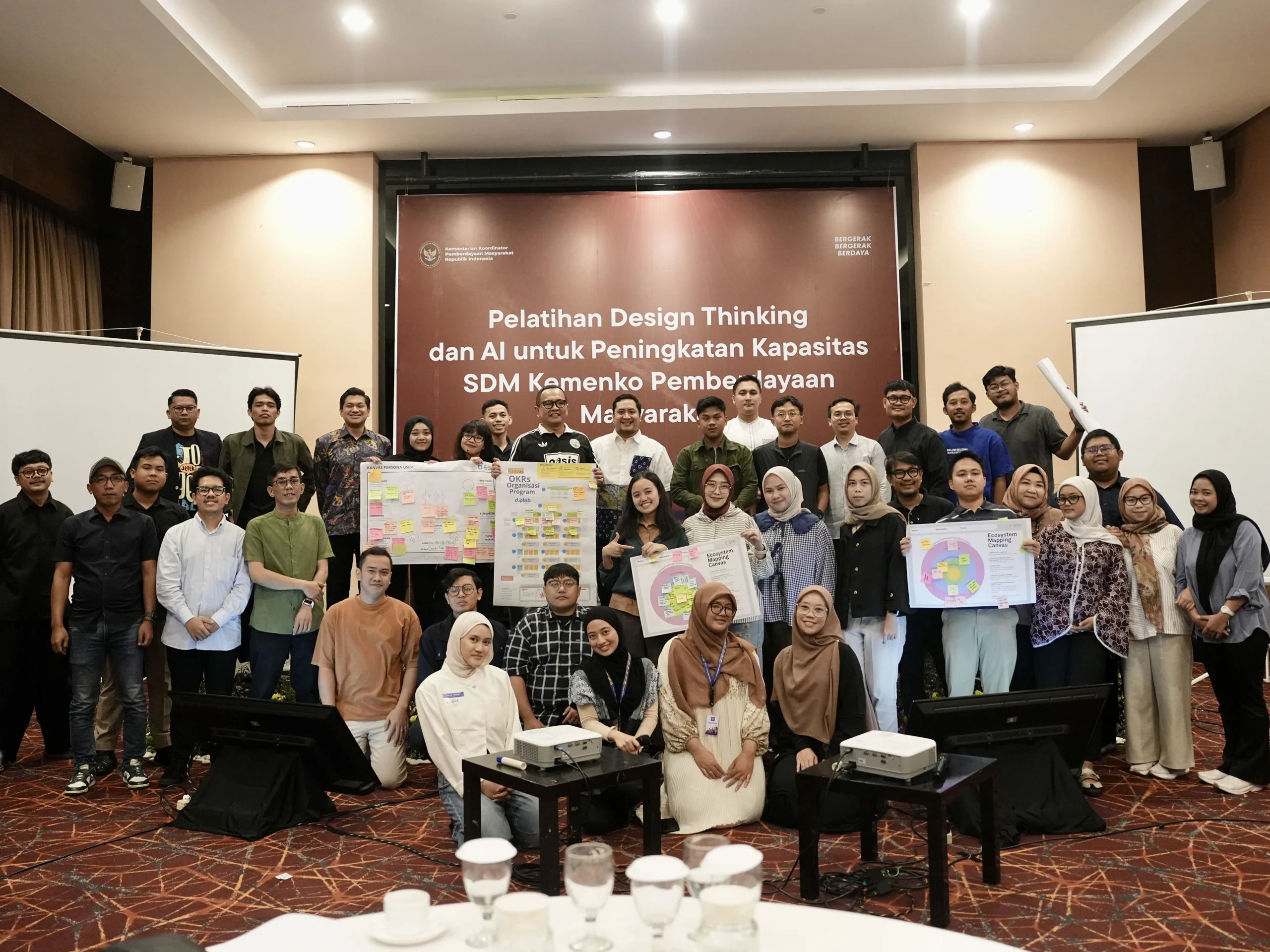 Pelatihan Design Thinking dan AI untuk SDM Kemenko PM di Bandung