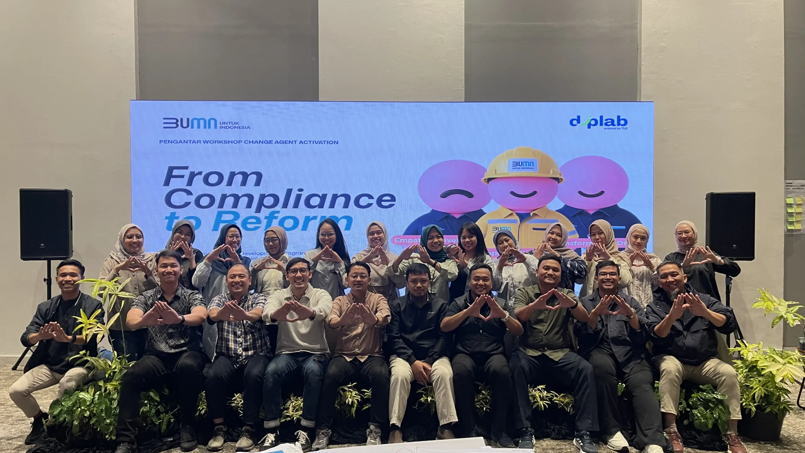 Workshop Change Agent untuk Mengembangkan Penggerak Perubahan